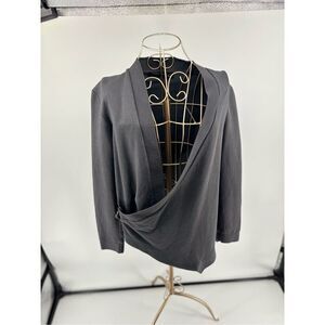 All Saints Irina Gray Side Zip Cardigan Women’s Size Small